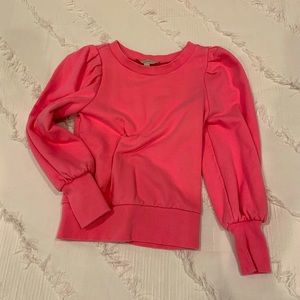 Loft XXS Bright Pink Sweatshirt